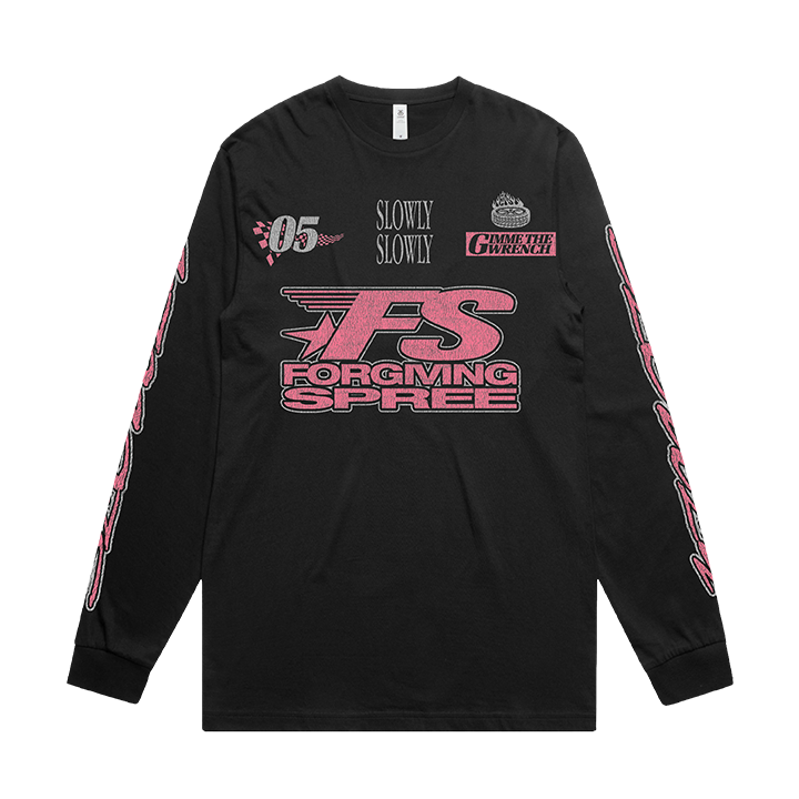 Slowly Slowly / Forgiving Spree Tour Longsleeve (Black) - Merch Jungle - Official Slowly Slowly music and merch