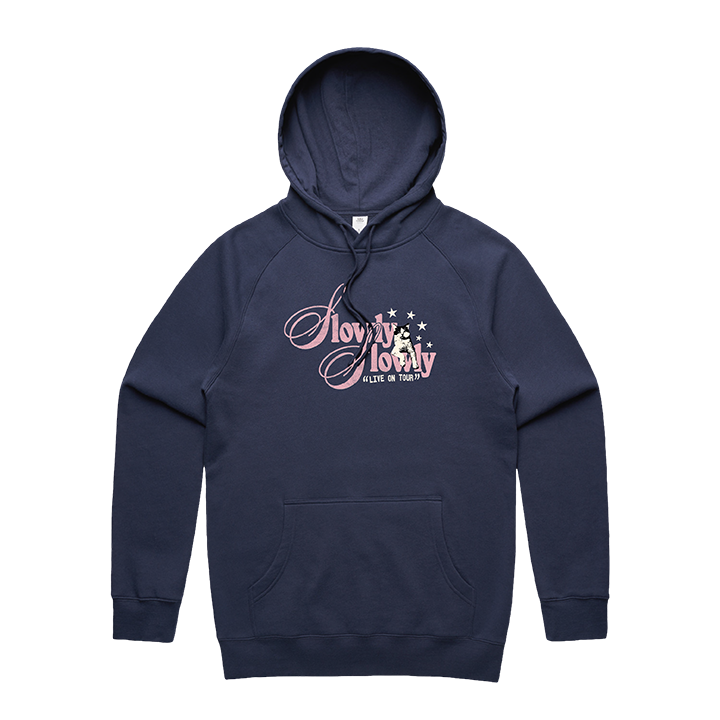Slowly Slowly / Forgiving Spree Tour Hood (Cobalt) - Merch Jungle - Official Slowly Slowly music and merch