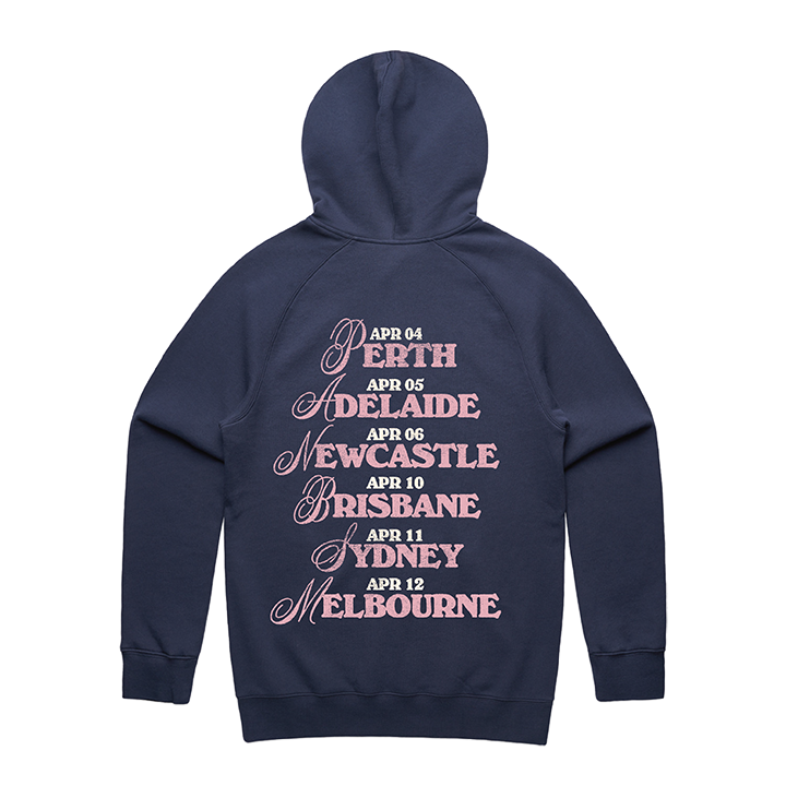 Slowly Slowly / Forgiving Spree Tour Hood (Cobalt) - Merch Jungle - Official Slowly Slowly music and merch