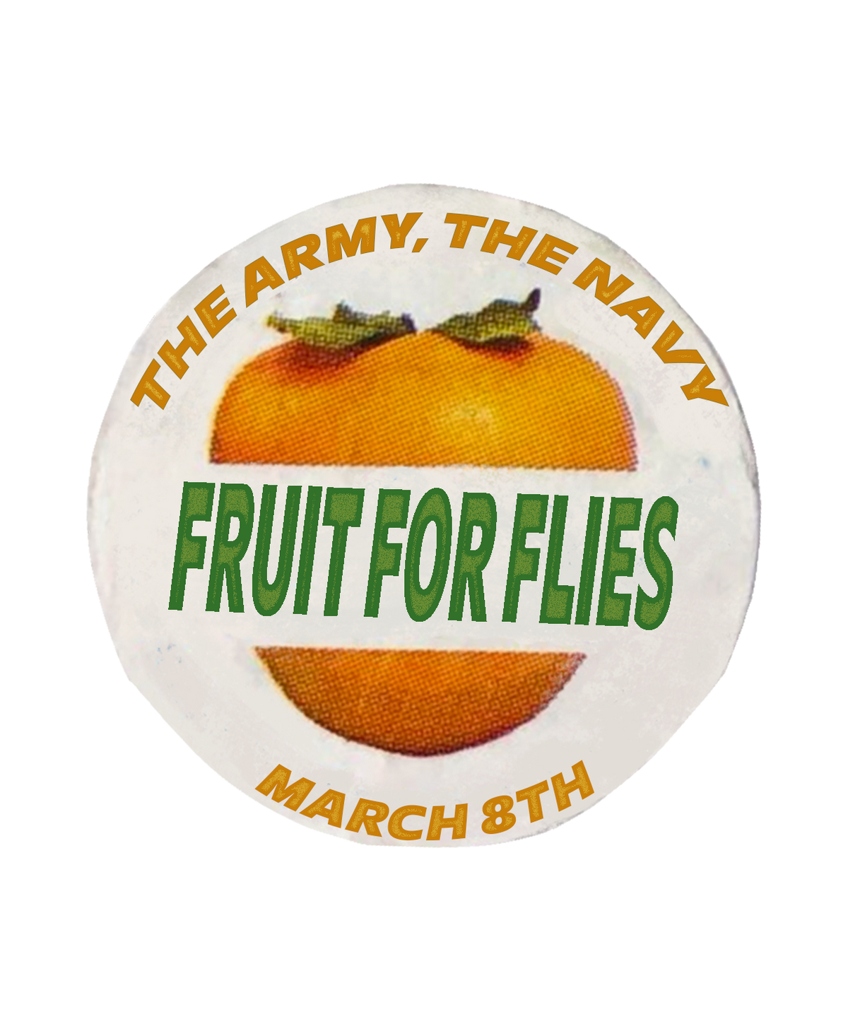 The Army, The Navy / Fruit For Flies Sticker - Merch Jungle - Official The Army, The Navy music and merch