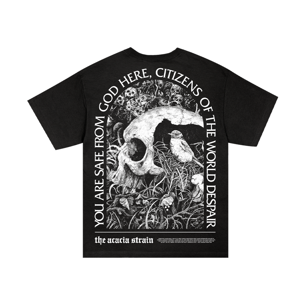 The Acacia Strain / You Are Safe From God Here Tee - Merch Jungle - Official Rise Records music and merch
