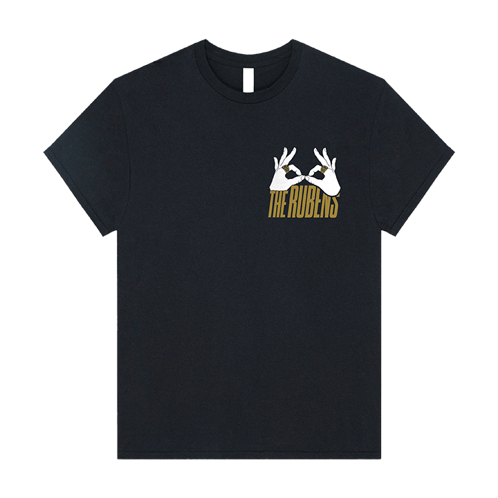 The Rubens / Hoops Tee (Black) - Merch Jungle - Official The Rubens music and merch