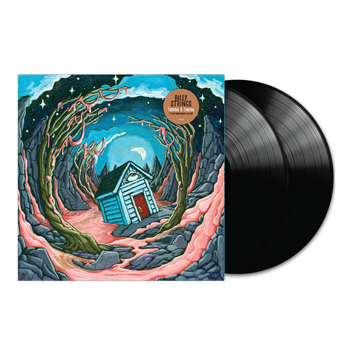 Billy Strings / Turmoil & Tinfoil LP 5 Year Anniversary Release Black Vinyl - Merch Jungle - Official Billy Strings music and merch