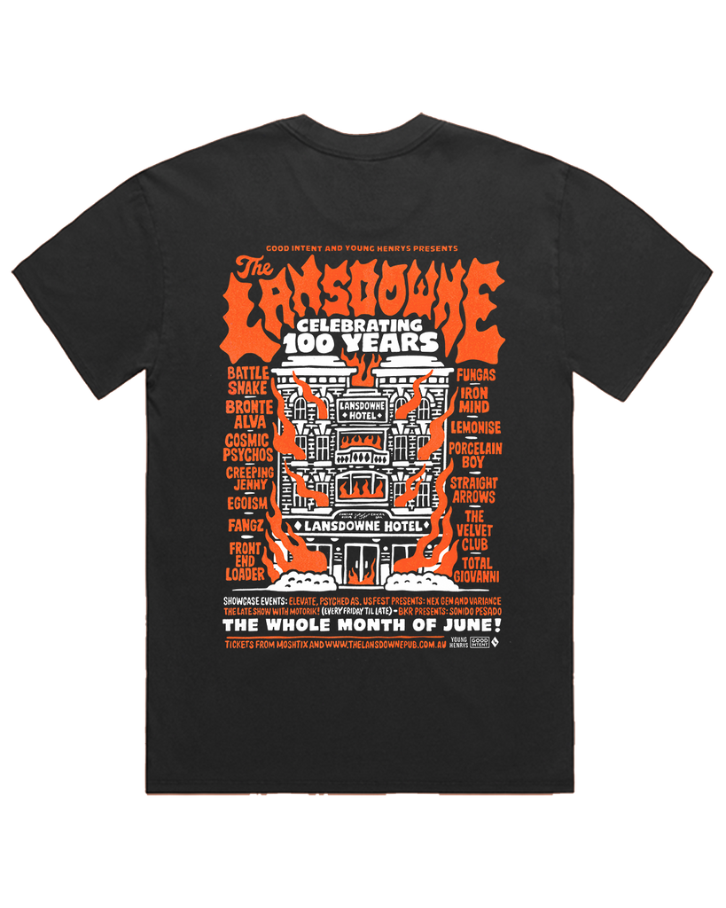 The Lansdowne / 100 Years Tee - Merch Jungle - Official The Lansdowne music and merch