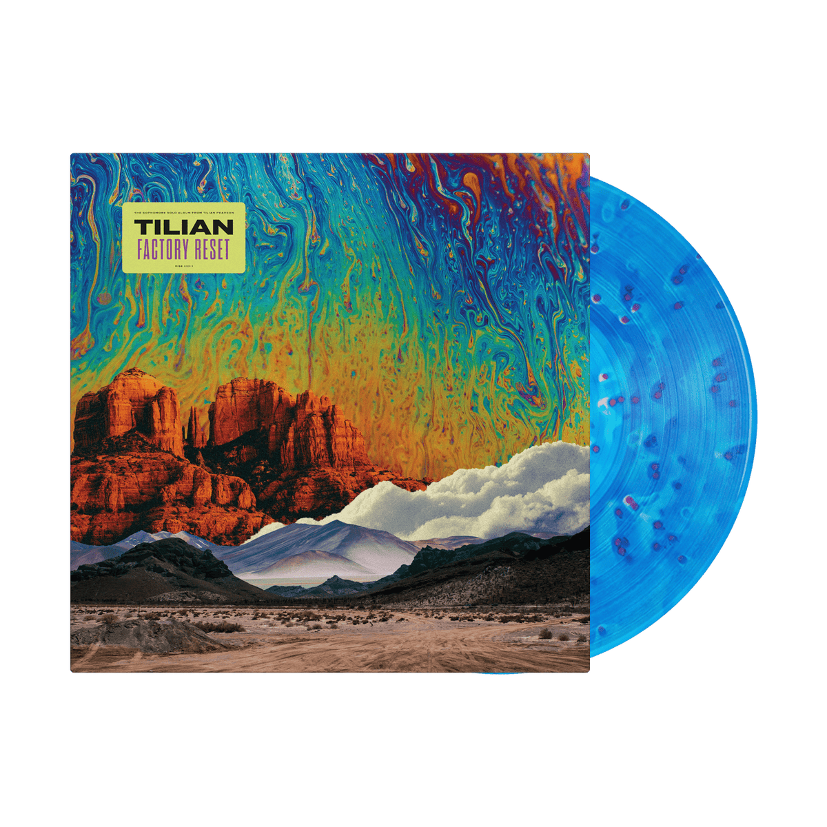 Tilian / Factory Reset  (Ghostly - Ultra Clear, Royal Blue, Neon Pink Vinyl) - Merch Jungle - Official Rise Records music and merch