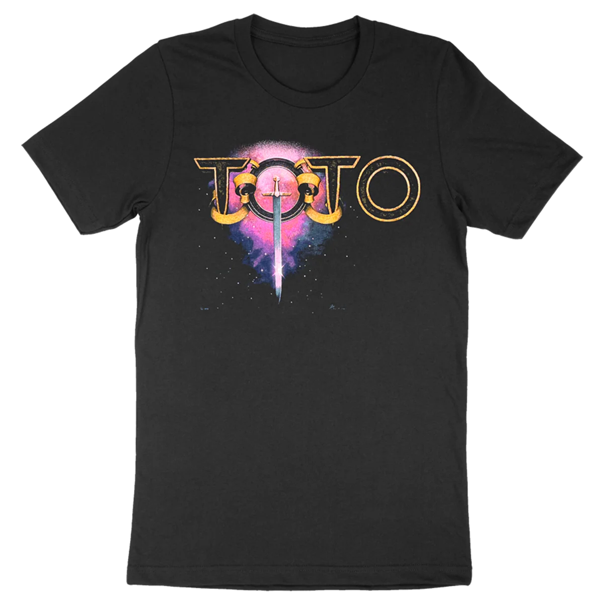 Toto / Sword Tracklist Tee (Black) - Merch Jungle - Official Toto music and merch