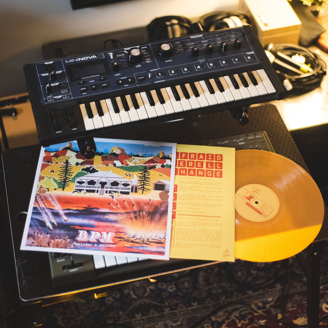 Weirder & Weirder (Transparent Orange Vinyl) - Merch Jungle - Official Ball Park Music band t-shirts and band merch.