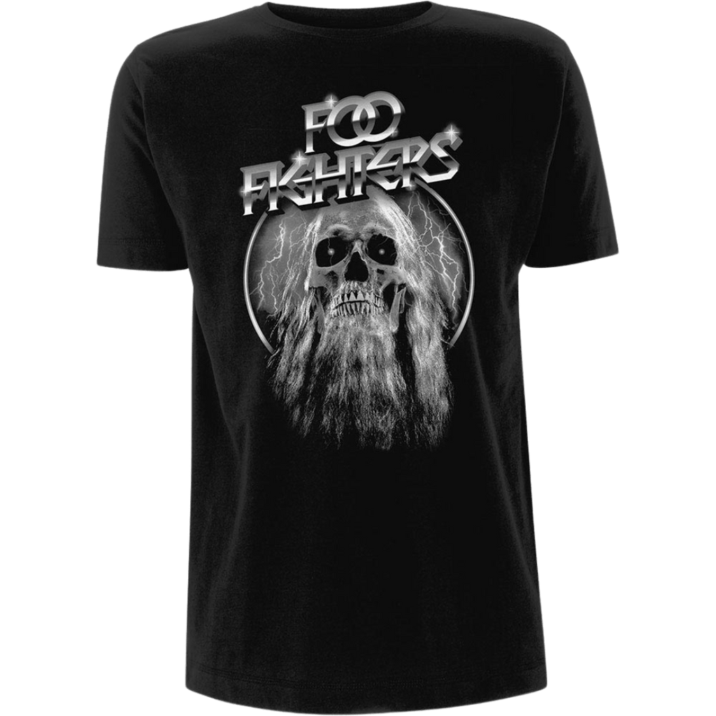 Foo Fighters Official Band Logo T-Shirt - Men's Black Tee, Size Medium