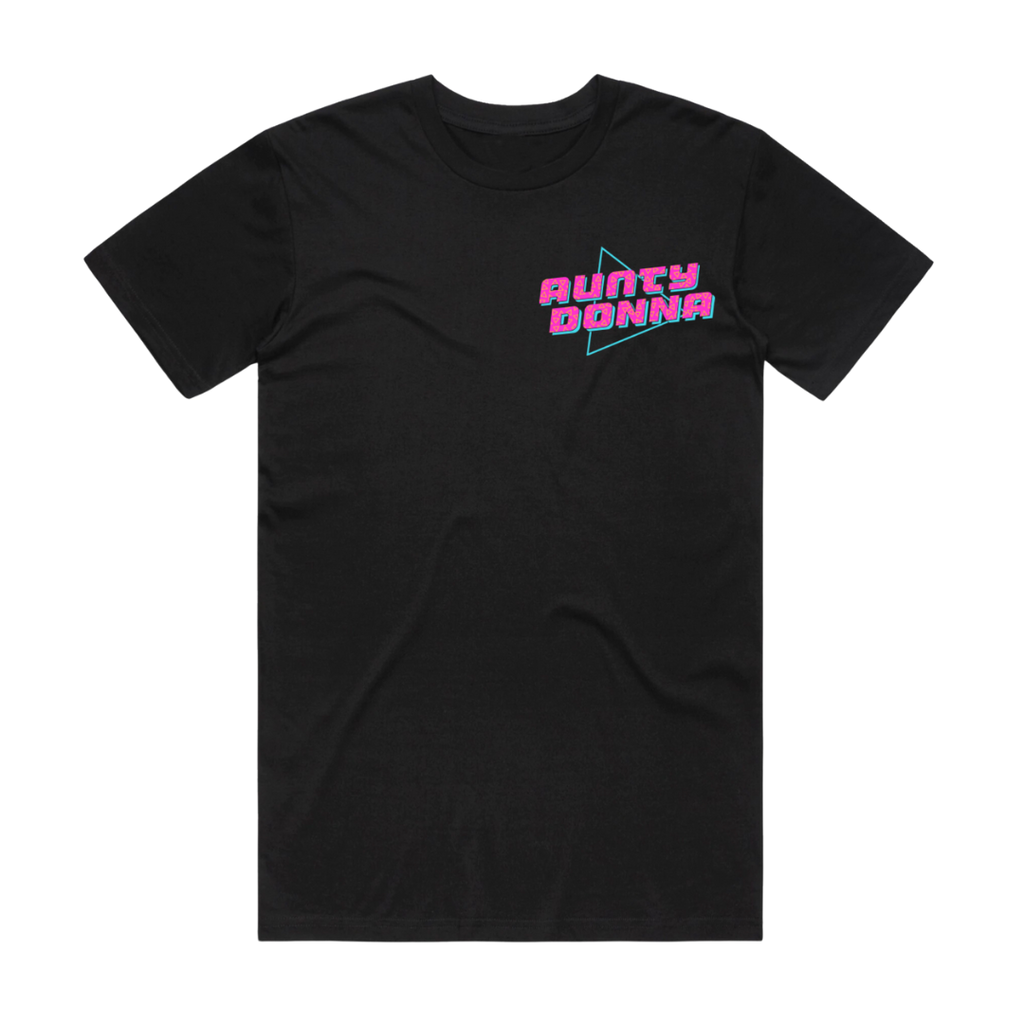 Black Logo Tee - Merch Jungle - Official Aunty Donna band t-shirts and band merch.