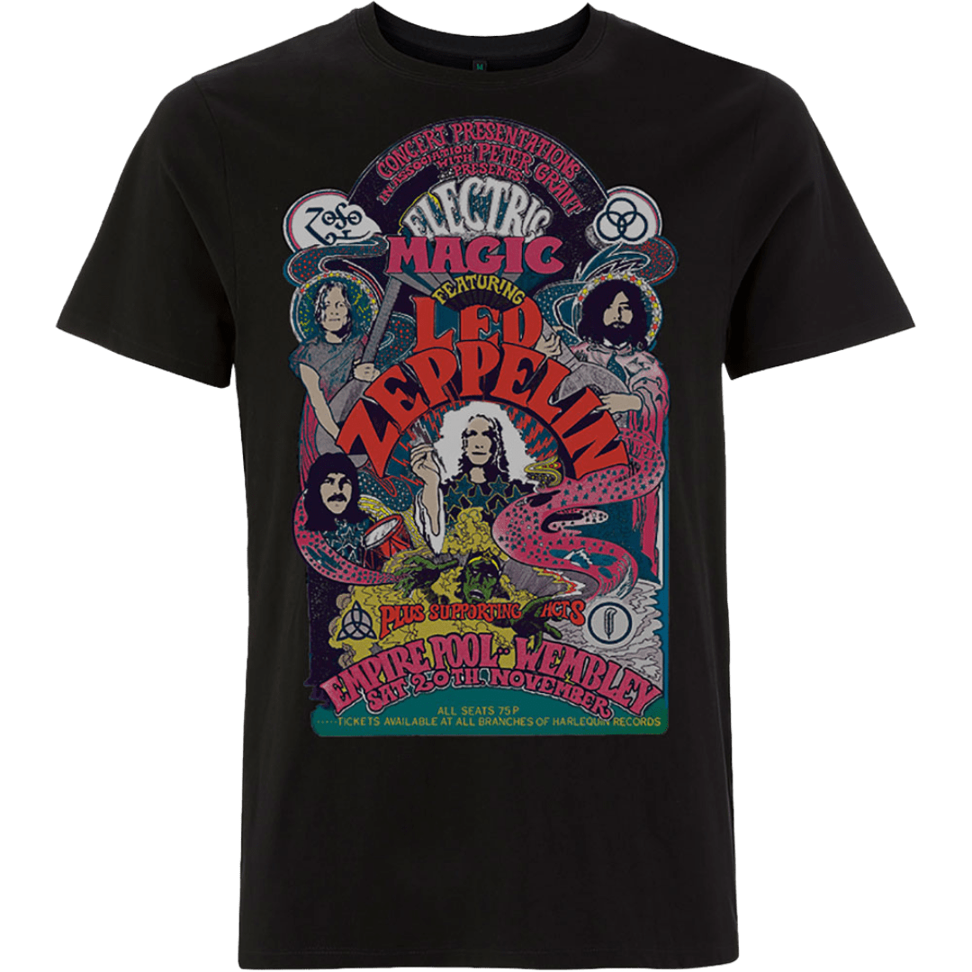 Electric Magic Tee - Merch Jungle - Official Led Zeppelin band merchandise.