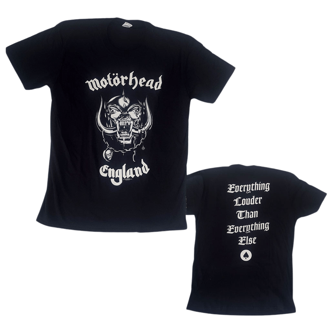 England Tee - Merch Jungle - Official Motorhead band t-shirts and band merch.