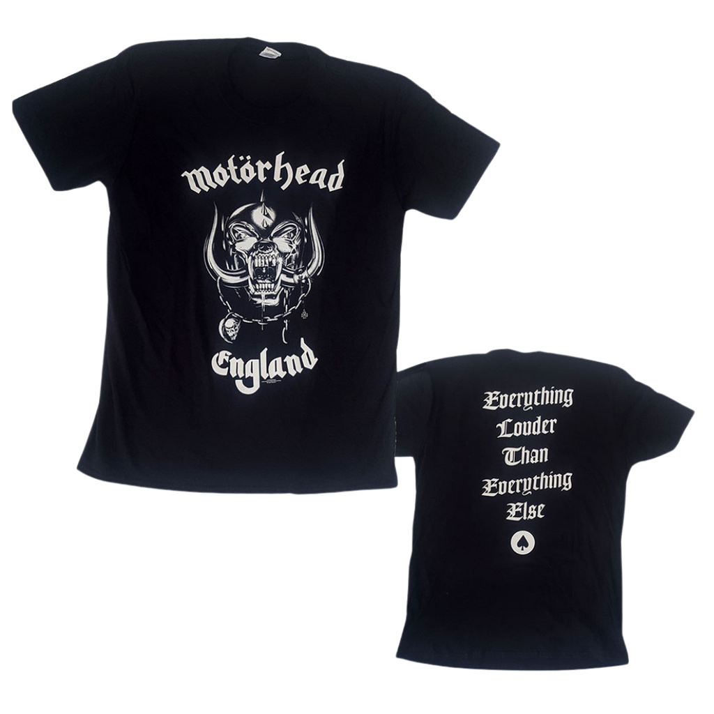 England Tee - Merch Jungle - Official Motorhead band t-shirts and band merch.