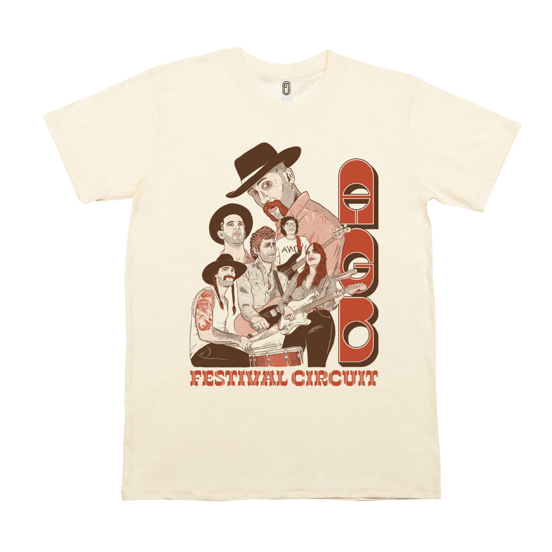 Festival Circuit Tee - Merch Jungle - Official Andy Golledge band t-shirts and band merch.