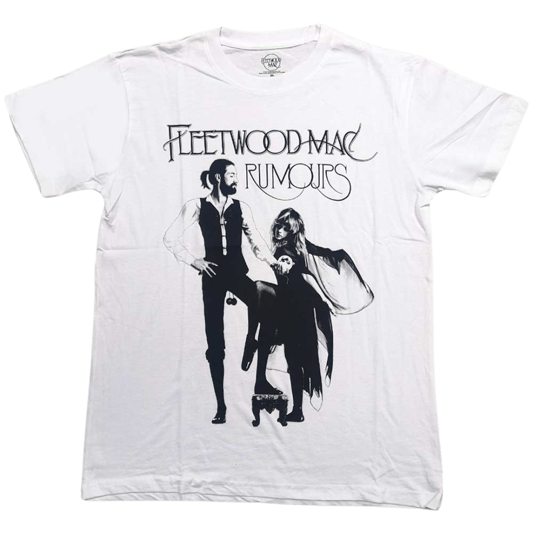 Rumours Tee White - Merch Jungle - Official Fleetwood Mac band t-shirts and band merch.