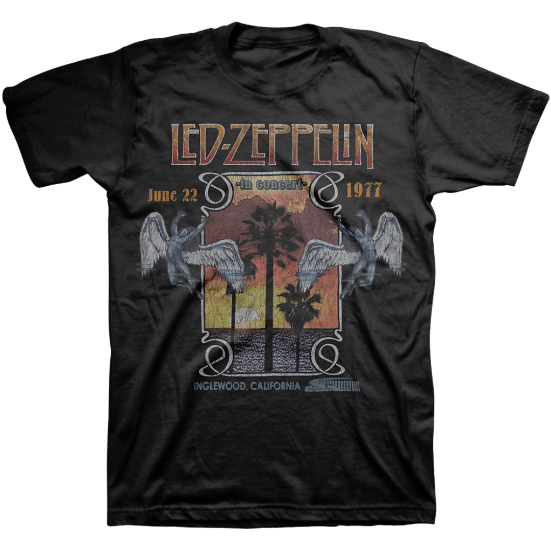 California Concert Tee - Merch Jungle - Official Led Zeppelin band merchandise.