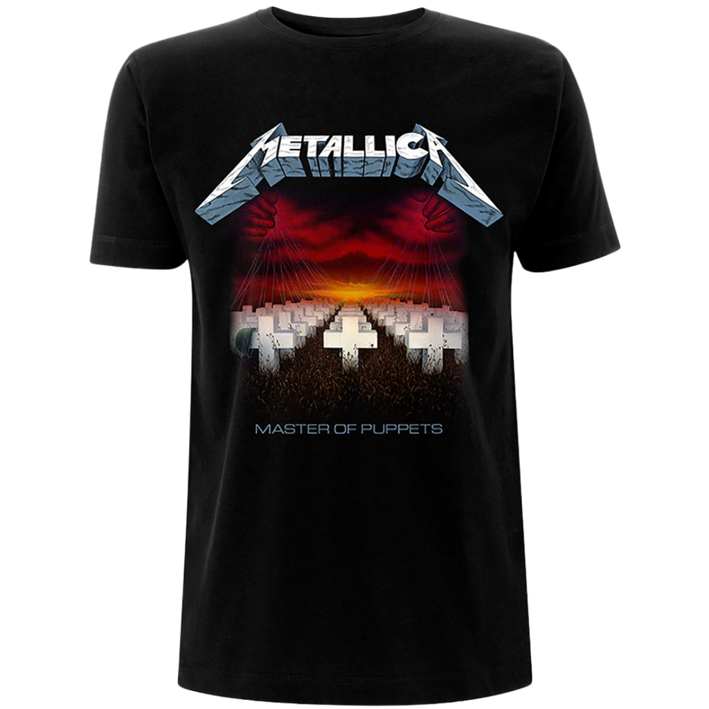 Master of Puppets Tracks Tee - Merch Jungle - Official Metallica band t-shirts and band merch.
