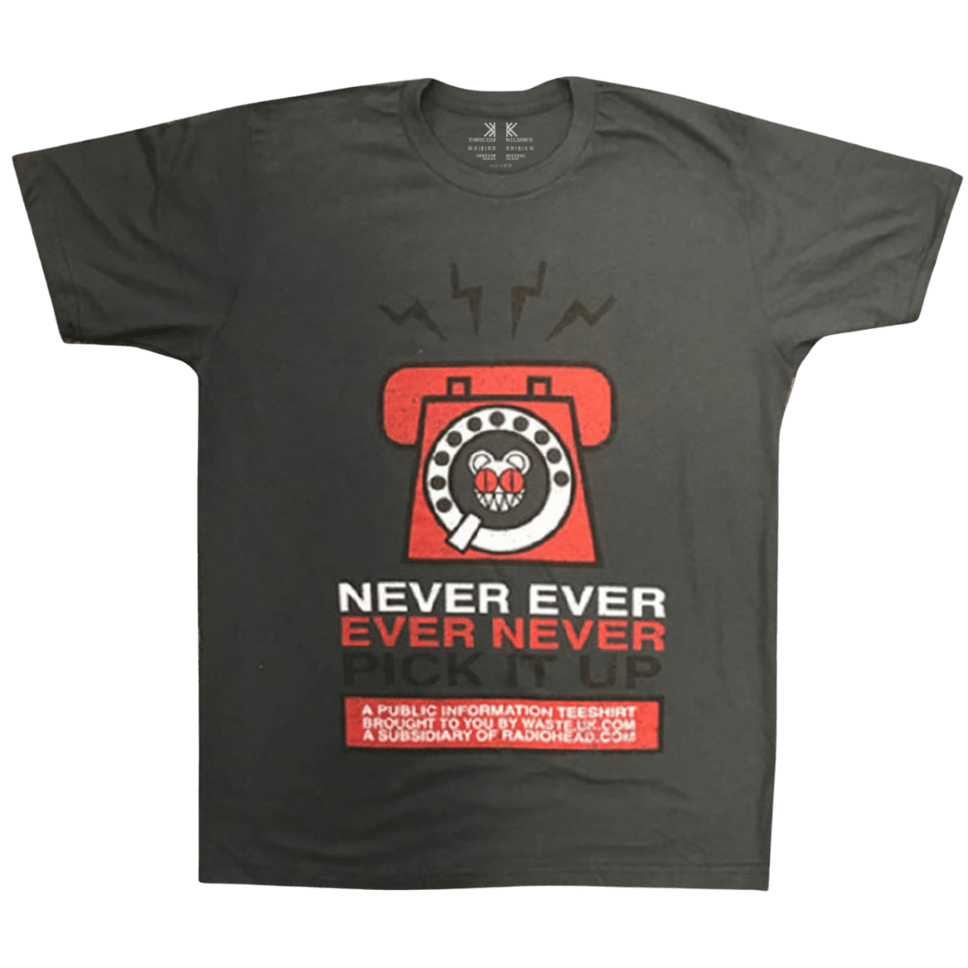 Radiohead - Never Pick It Up Tee Radiohead - Never Pick It Up Tee