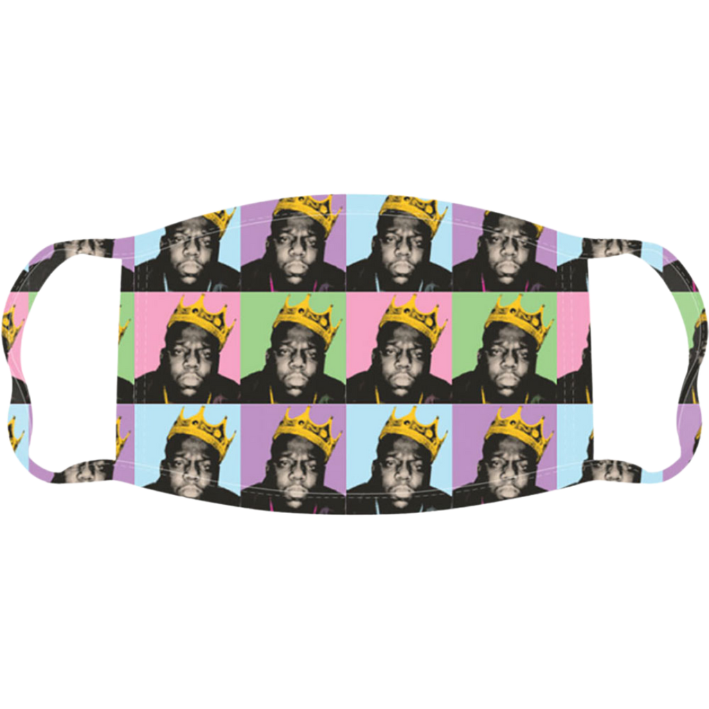 Notorious Crown Face Mask - Merch Jungle - Official Notorious BIG band merchandise.