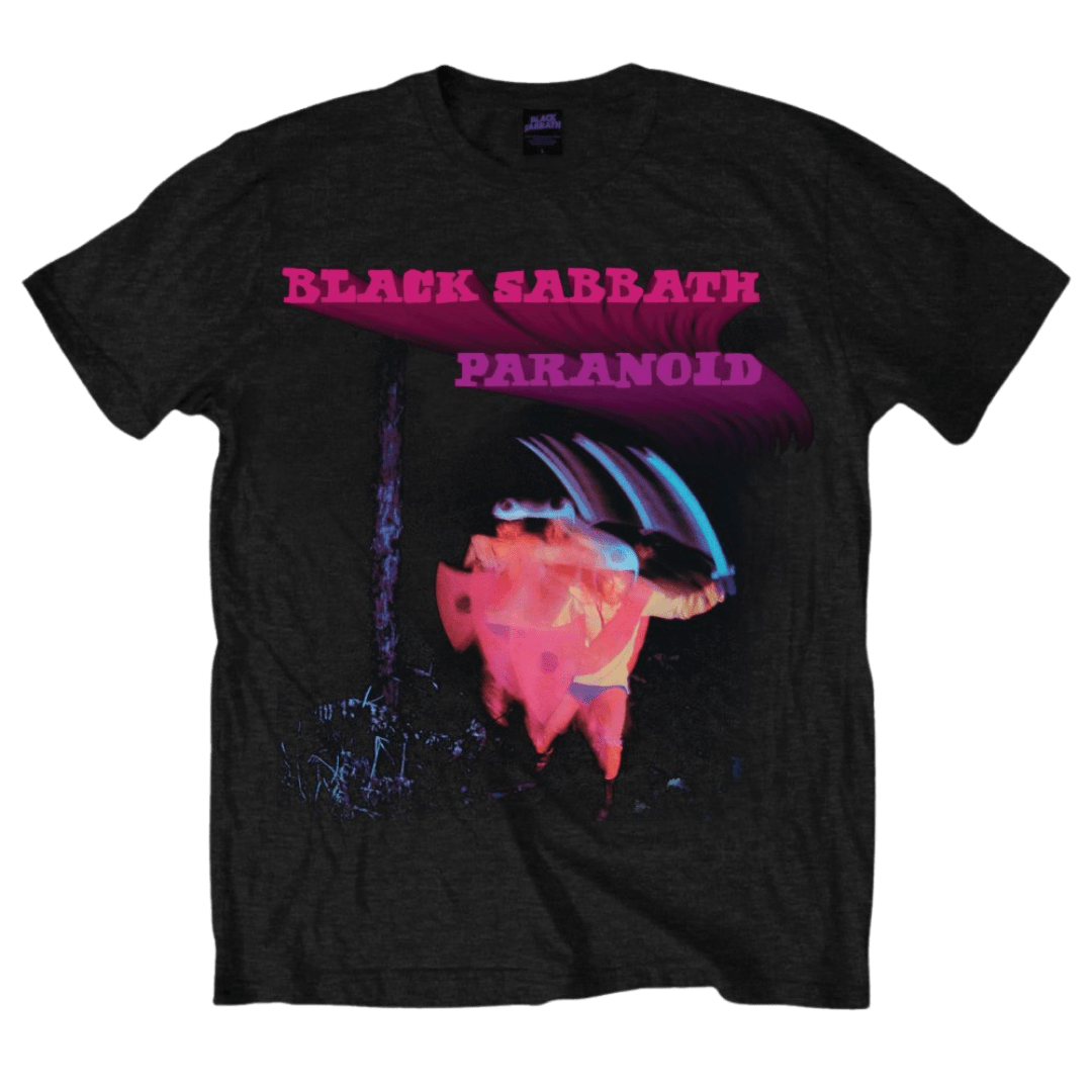 Paranoid Motion Trails Tee - Merch Jungle - Official Black Sabbath band t-shirts and band merch.