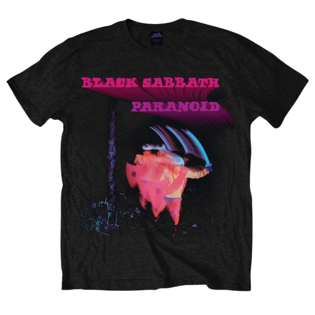 Paranoid Motion Trails Tee - Merch Jungle - Official Black Sabbath band t-shirts and band merch.