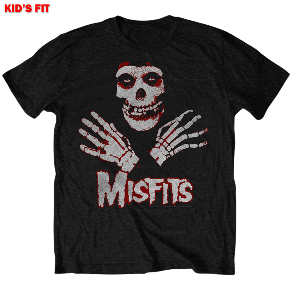Misfits Hands Tee - Kids Tee - Merch Jungle - Official Misfits band merchandise.
