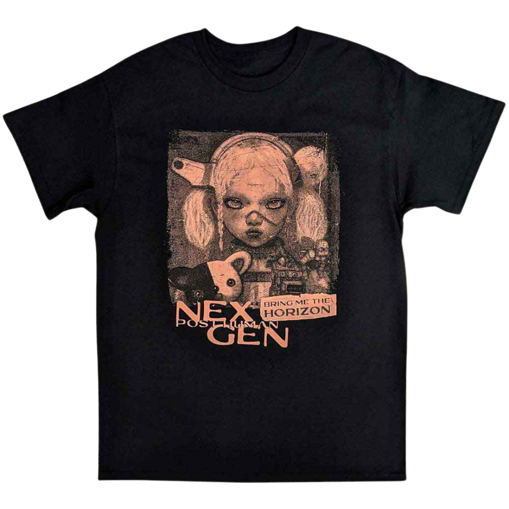 Bring Me The Horizon / Distressed Nex Gen Tee - Merch Jungle - Official Bring Me The Horizon band t-shirts and band merch.