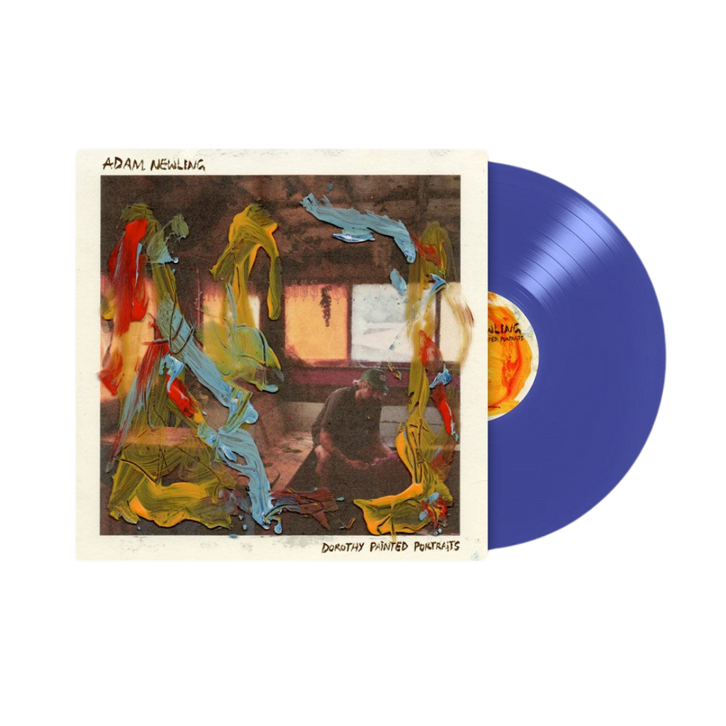 Adam Newling / Dorothy Painted Portraits (Royal Blue Vinyl) - Merch Jungle - Official Adam Newling band t-shirts and band merch.