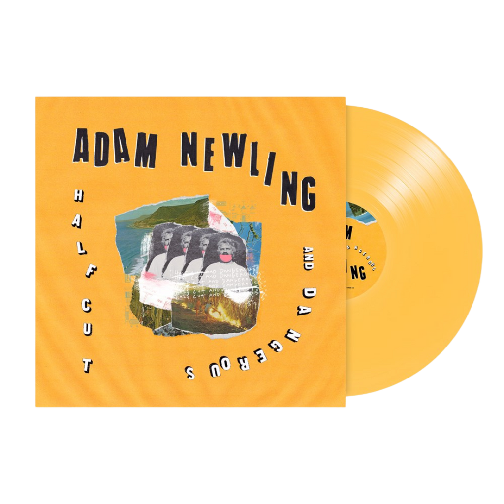 Adam Newling / Half Cut and Dangerous (Gold Vinyl) - Merch Jungle - Official Adam Newling band t-shirts and band merch.