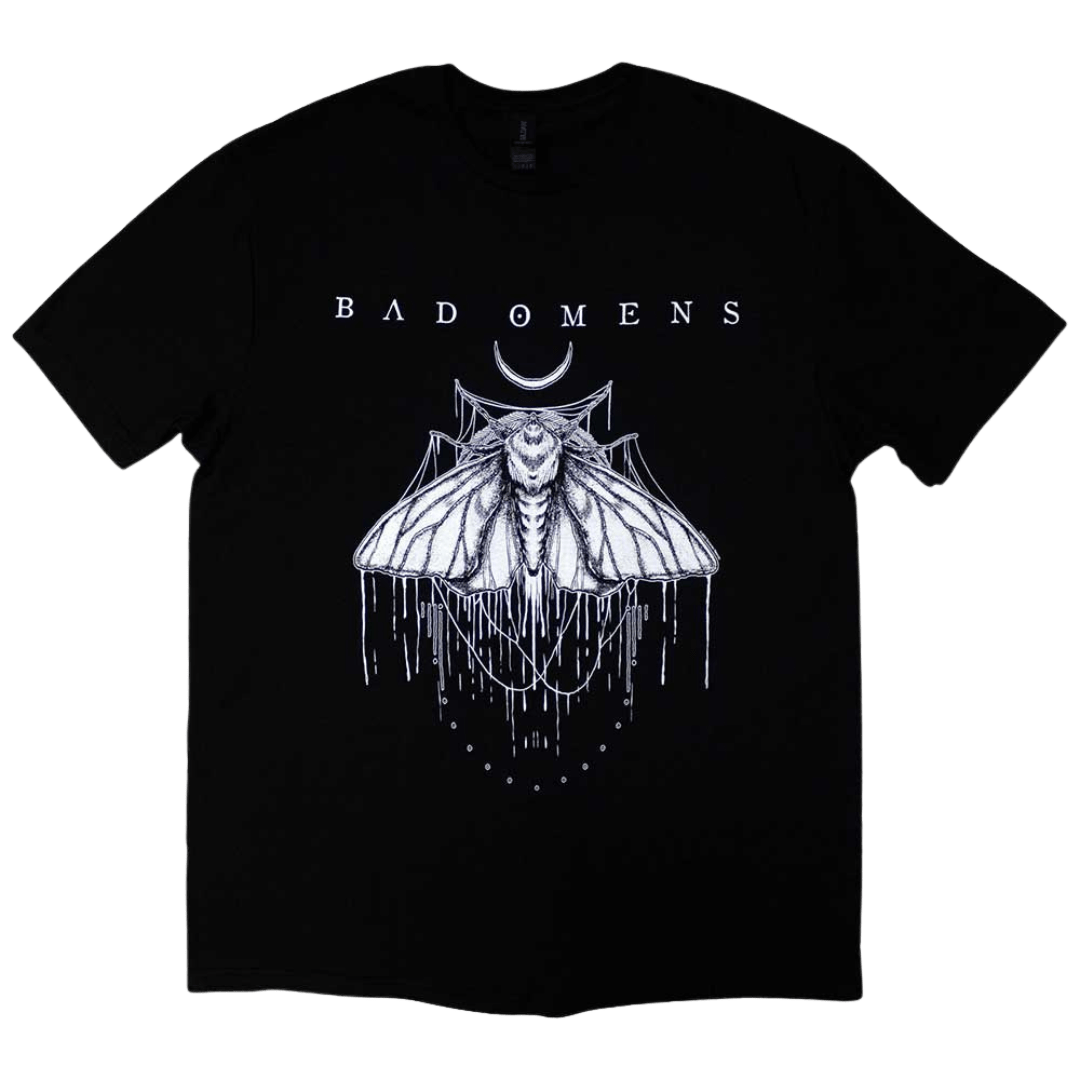 Bad Omens / Moth Tee (Black) - Merch Jungle - Official Bad Omens music and merch