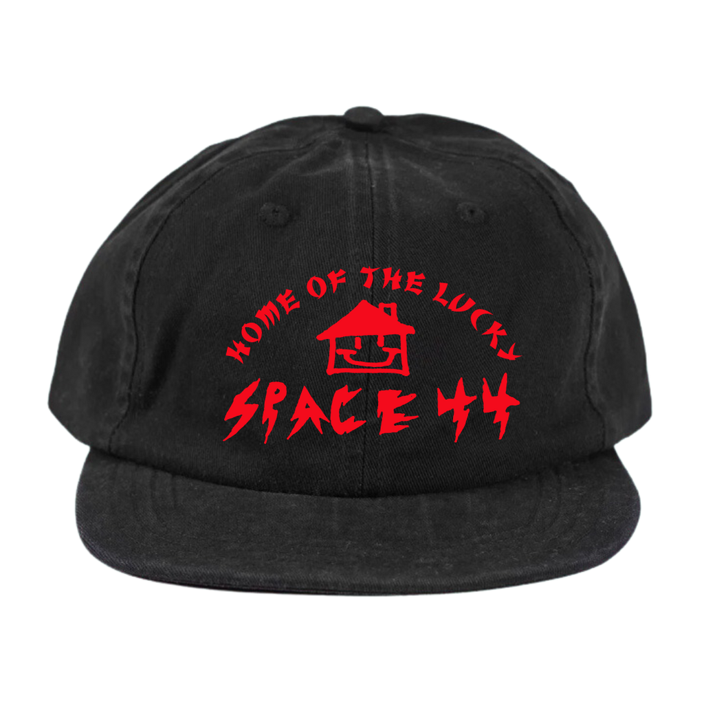 Space 44 / Logo Cap (Black/Red) - Merch Jungle - Official Space 44 band t-shirts and band merch.