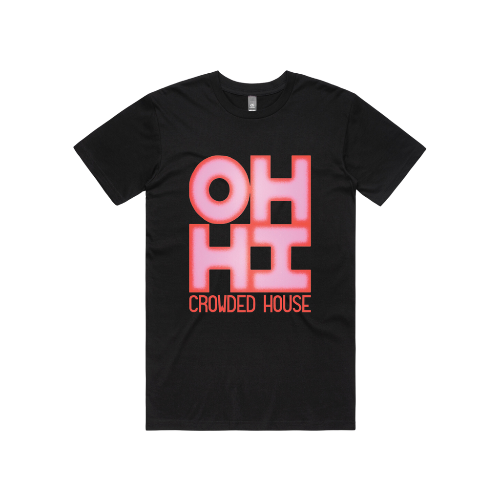Crowded House / Oh Hi Tee - Merch Jungle - Official Crowded House band t-shirts and band merch.