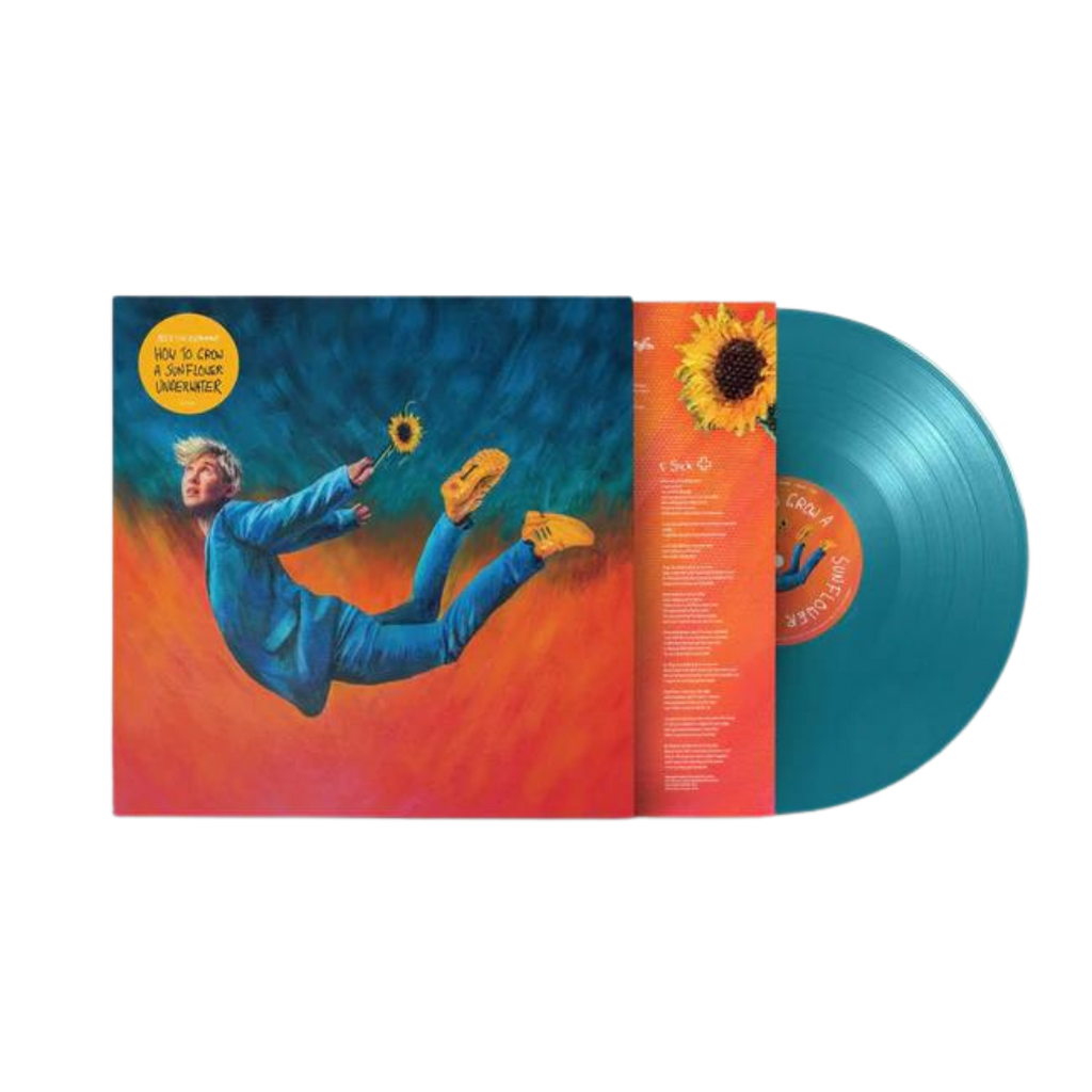 How To Grow A Sunflower Under Water (Teal Vinyl) - Merch Jungle - Official Alex The Astronaut band t-shirts and band merch.