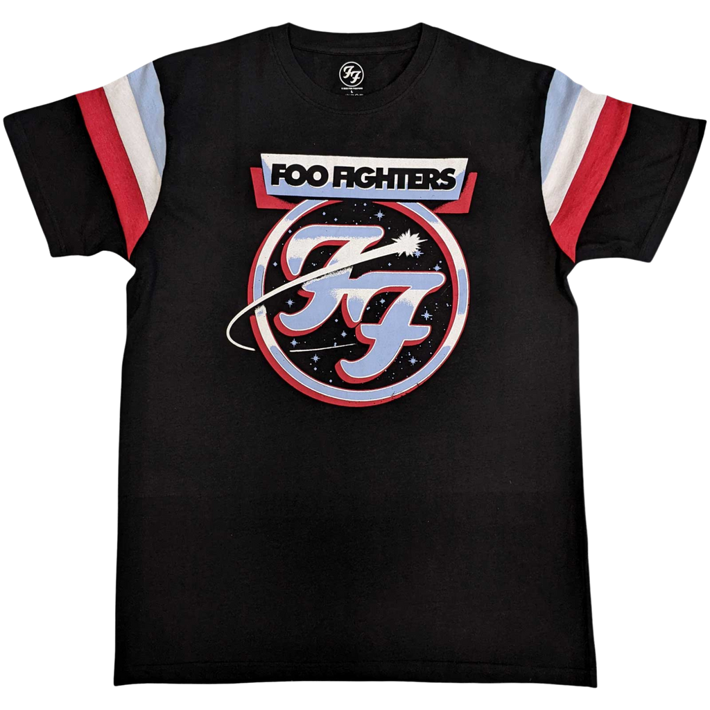 Foo Fighters / Comet Tri-Colour Logo Tee - Merch Jungle - Official Foo Fighters band t-shirts and band merch.