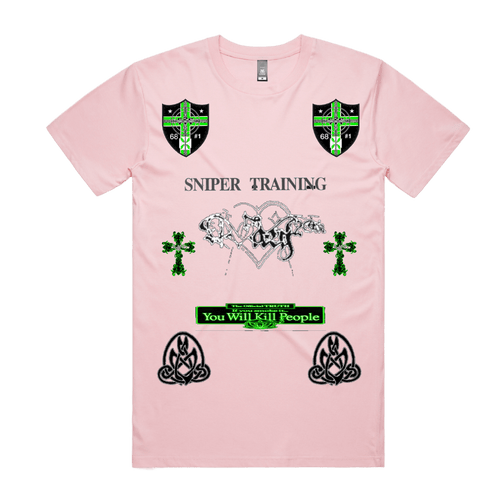 Angel T-shirt (Pink) - Merch Jungle - Official VARG2TM band t-shirts and band merch.