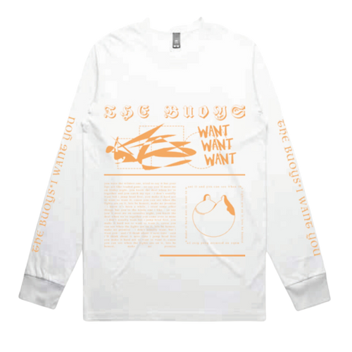 I Want You Longsleeve - Merch Jungle - Official The Buoys band t-shirts and band merch.
