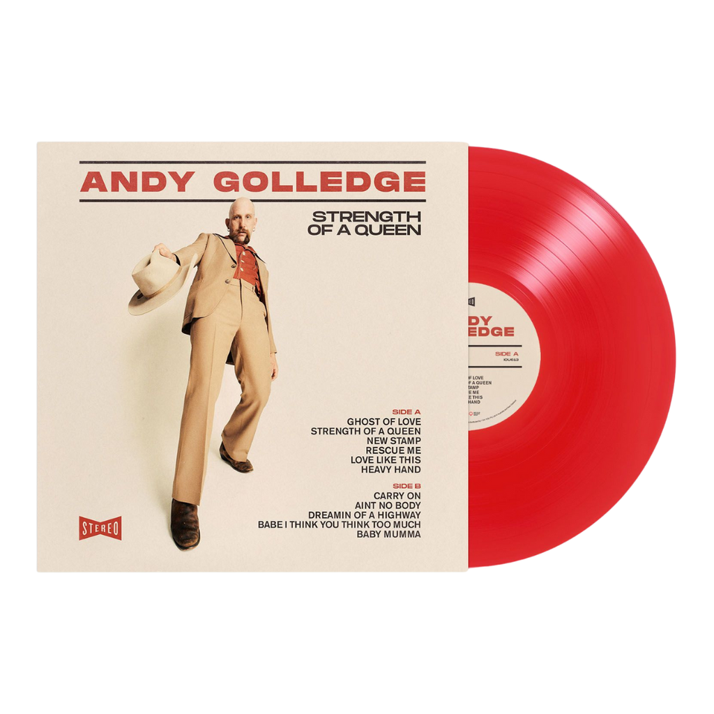 Strength Of A Queen (Limited Edition Red Vinyl) *PRE-ORDER* - Merch Jungle - Official Andy Golledge band t-shirts and band merch.