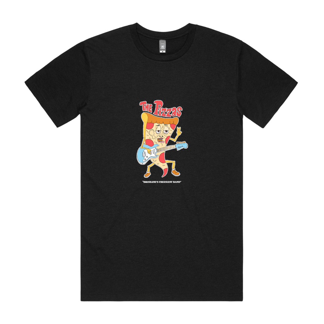 Cheesiest Tee - Merch Jungle - Official The Pizzas band t-shirts and band merch.