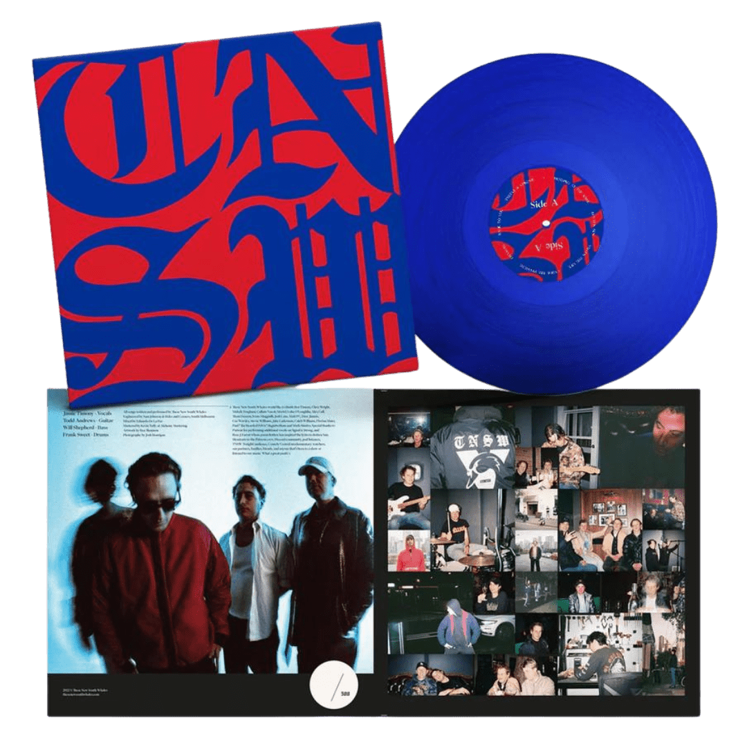 TNSW (Translucent Blue Vinyl) - Merch Jungle - Official These New South Whales band t-shirts and band merch.