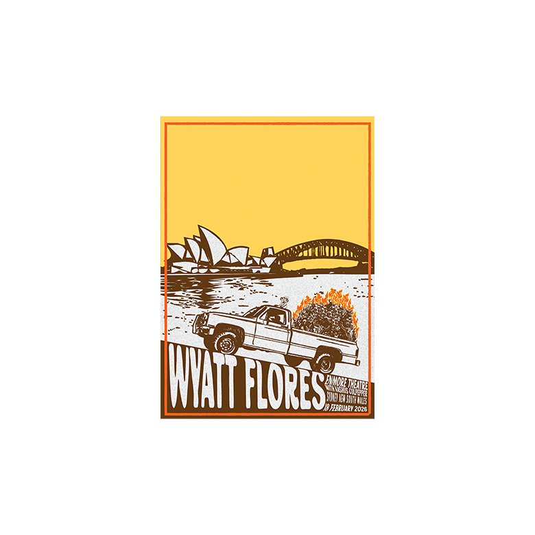 Wyatt Flores / Event Poster - Sydney - Merch Jungle - Official Wyatt Flores music and merch