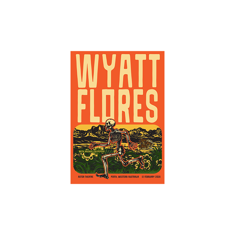 Wyatt Flores / Event Poster - Perth - Merch Jungle - Official Wyatt Flores music and merch