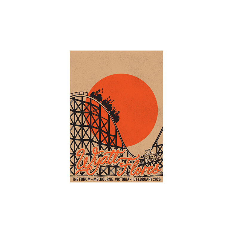 Wyatt Flores / Event Poster - Melbourne #2 - Merch Jungle - Official Wyatt Flores music and merch