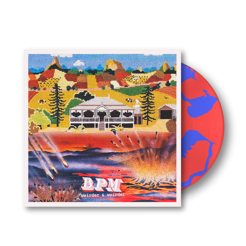 Ball Park Music / Weirder & Weirder (Limited Edition Red/Clear Blue Vinyl) - Merch Jungle - Official Ball Park Music music and merch