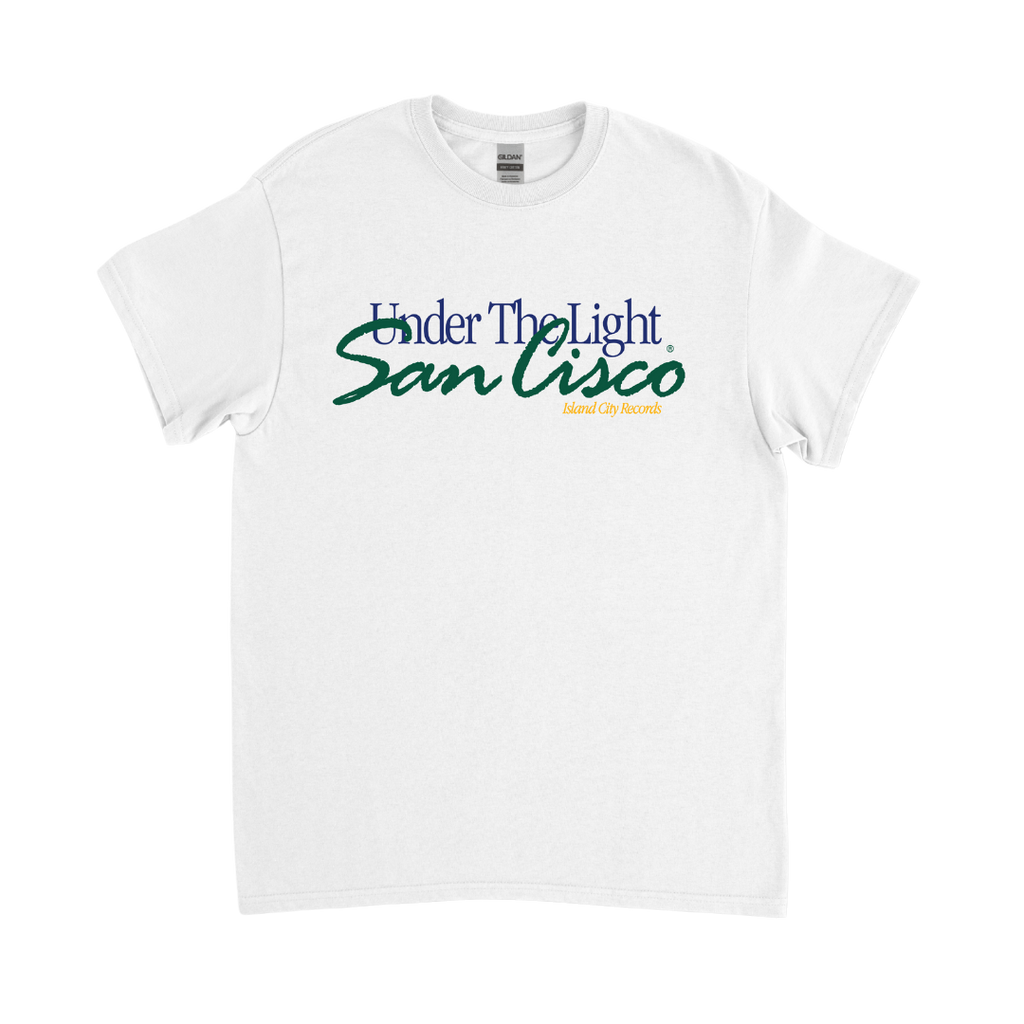 Under the Light White Tee - Merch Jungle - Official San Cisco band t-shirts and band merch.