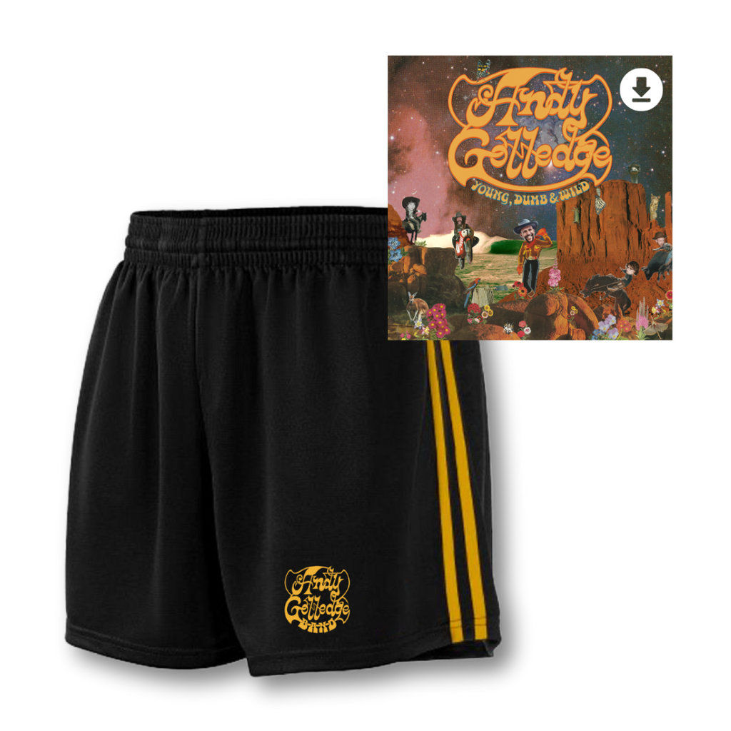 Andy Golledge / Young, Dumb & Wild Footy Shorts Bundle - Merch Jungle - Official Andy Golledge band t-shirts and band merch.