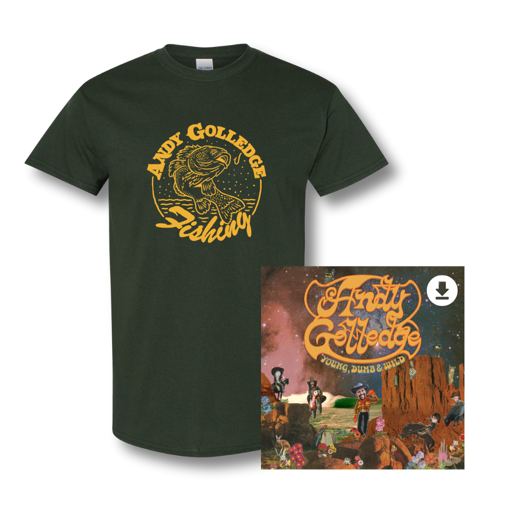 Andy Golledge / Young, Dumb & Wild Exclusive Pre-order Bundle - Merch Jungle - Official Andy Golledge band t-shirts and band merch.