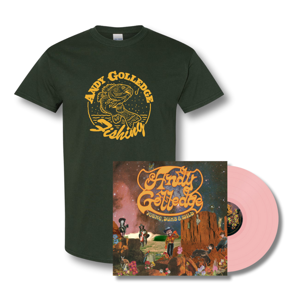 Andy Golledge / Young, Dumb & Wild Vinyl Exclusive Pre-order Bundle - Merch Jungle - Official Andy Golledge band t-shirts and band merch.