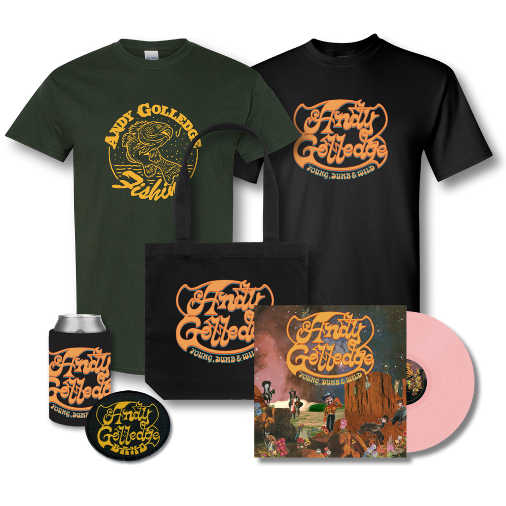 Andy Golledge / Ultimate Young, Dumb & Wild Vinyl Bundle - Merch Jungle - Official Andy Golledge band t-shirts and band merch.