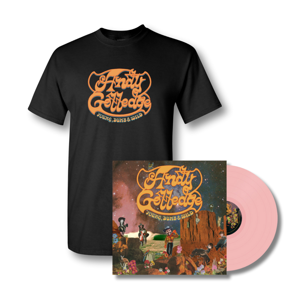 Andy Golledge / Young, Dumb & Wild Vinyl + Tee Bundle - Merch Jungle - Official Andy Golledge band t-shirts and band merch.