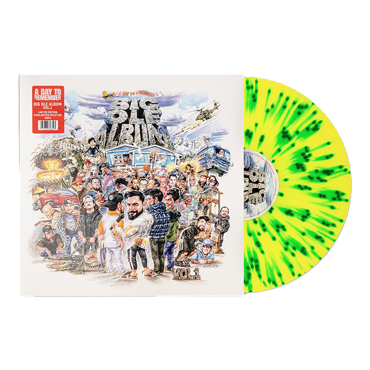 A Day To Remember / Big Ole Album Vol. 1 (Limited Edition Green & Black Vinyl) - Merch Jungle - Official A Day To Remember music and merch