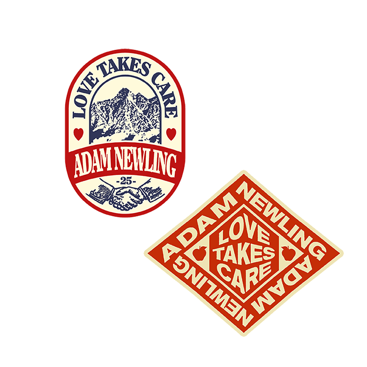 Adam Newling / Patch Set (Set Of 2) - Merch Jungle - Official Adam Newling music and merch